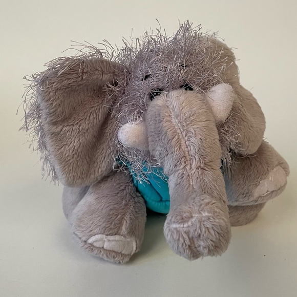 4 Ganz plush animals. Lion, dog, elephant and a pink googles (platypus) - Picture 7 of 16